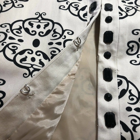 Carole Little Women's Size 3X Beige Black Embellished 3/4 Sleeve Blazer Jacket - Picture 6 of 12